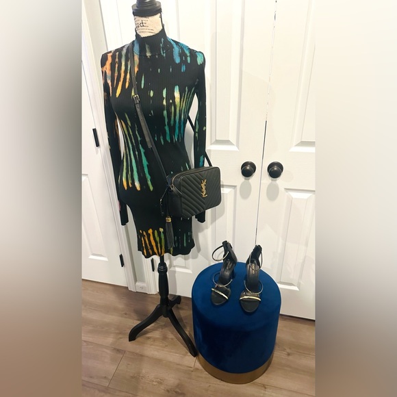 BEBE Berdine Gold Ankle-Strap Sandals - Picture 1 of 8